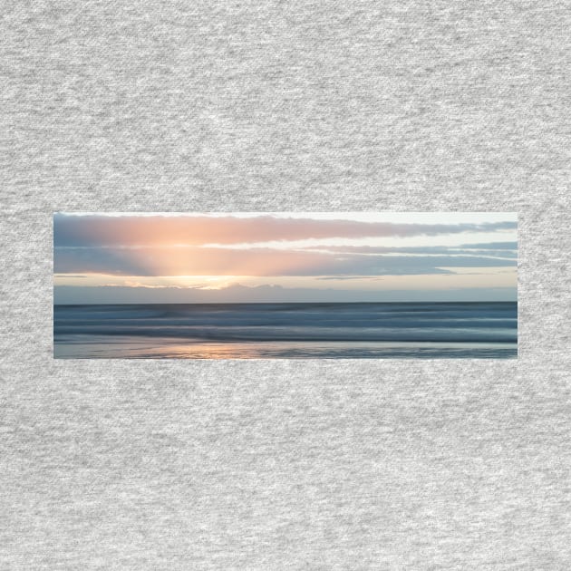 Coastal abstract image in sea and sunset hues by brians101